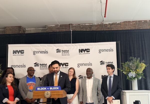 New York City Mayor Zohran Mamdani celebrates the opening of ANCP Morningside, an affordable homeownership project in Morningside Heights.